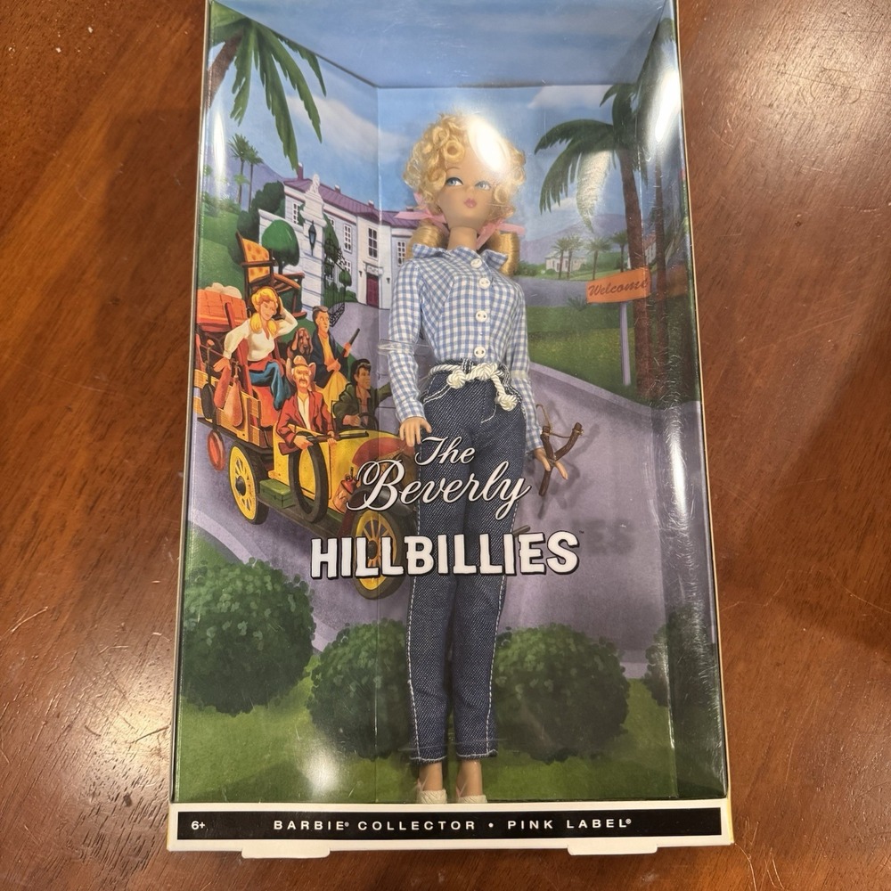 2010 Mattel Pink Label "The Beverly Hillbillies Barbie- Elly May" #V0441 New